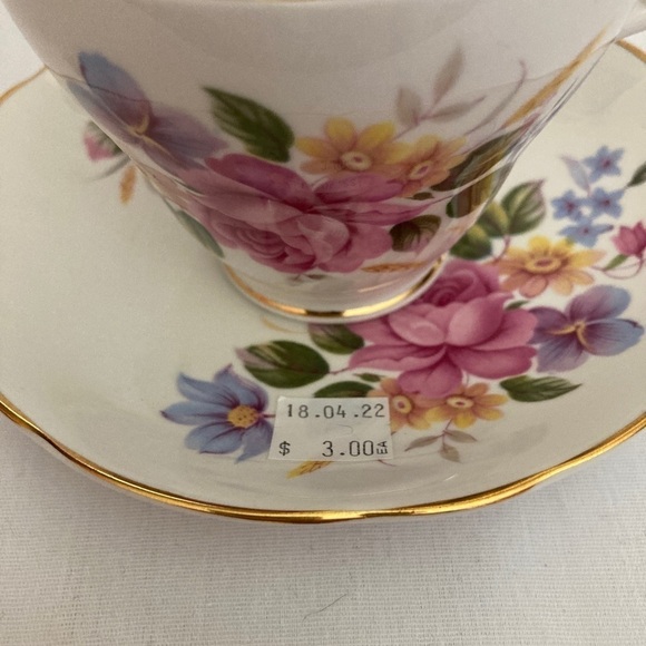 China teacup and saucer brand-name Jason in excellent vintage condition - Picture 7 of 7